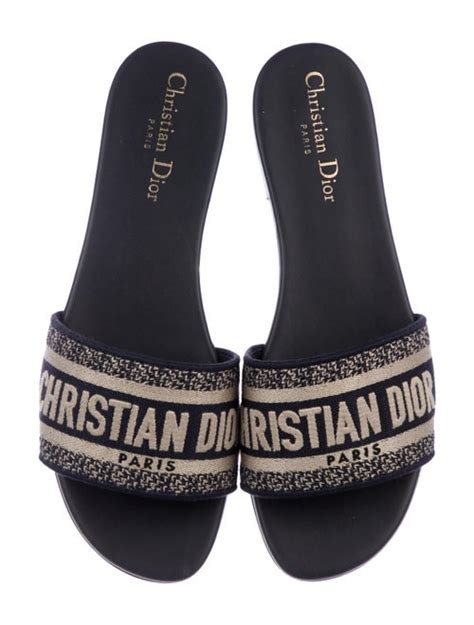 dior slides cream|christian dior slippers women.